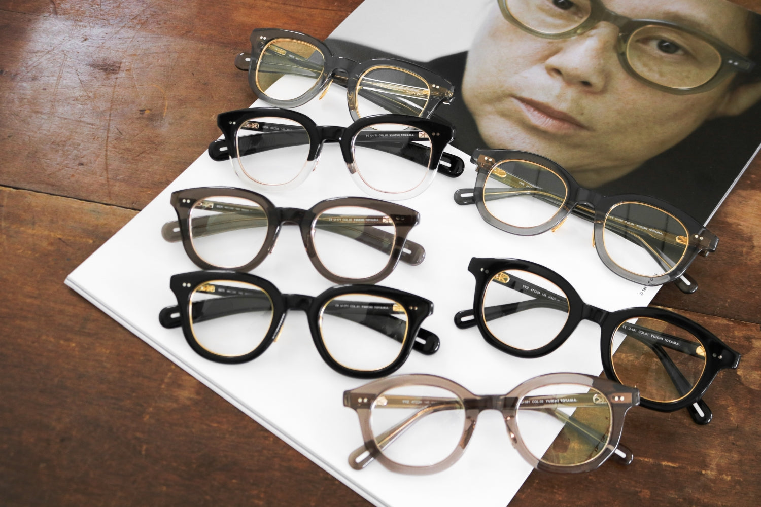 YUICHI TOYAMA. U-171 U-181 ユウイチトヤマ RESTOCK ー 岡山眼鏡店