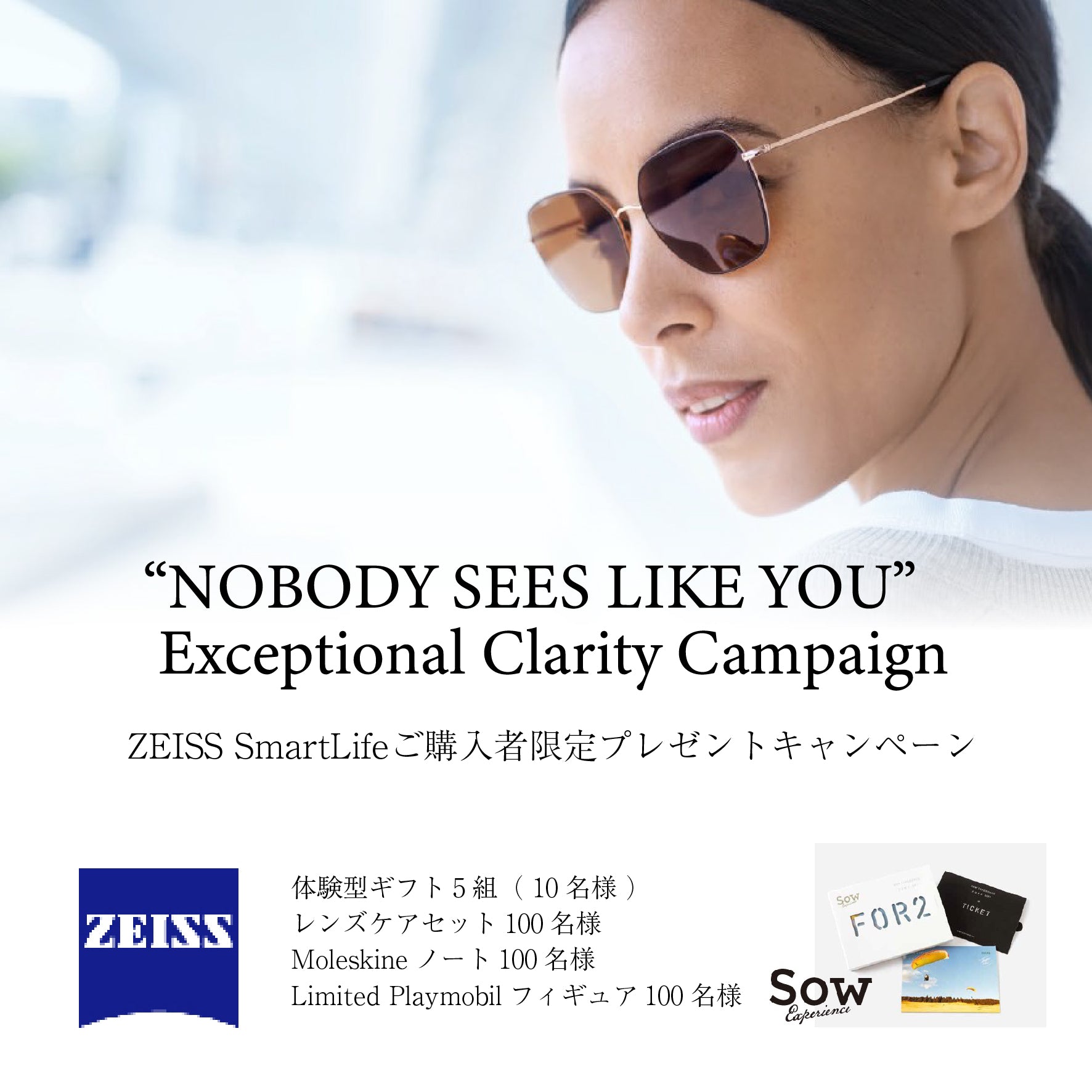 ZEISS SmartLife ご購入者様プレゼントキャンペーン（対象購入期間1.31