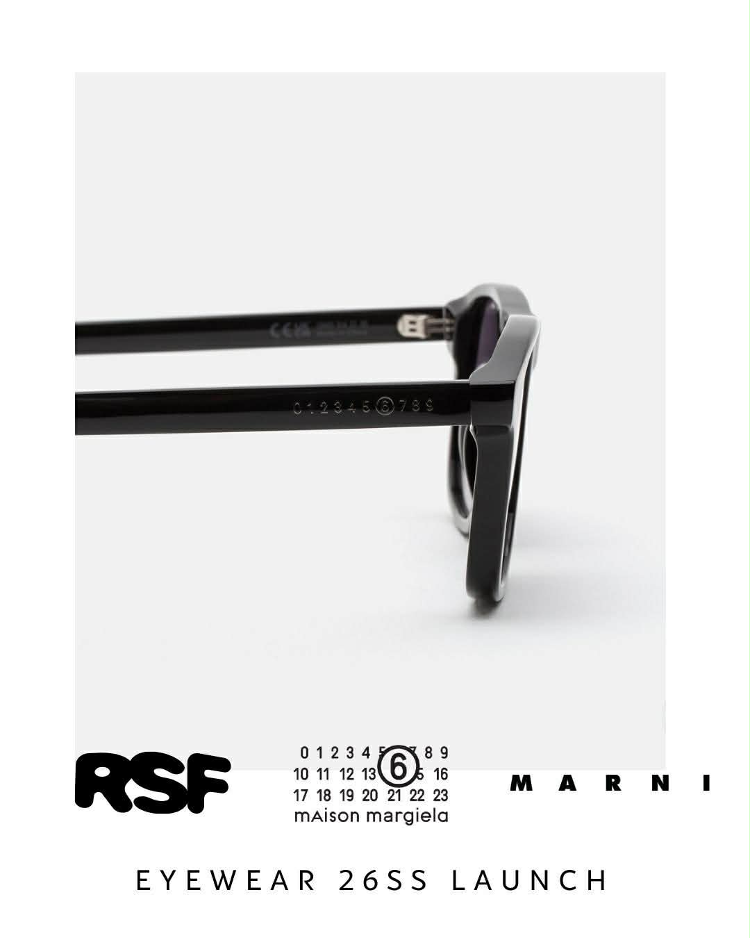 26SS MM6 Maison Margiela サングラス メガネ マルジェラ Klein Blog】MM⑥ Maison Margiela 2026SS Eyewear Collection