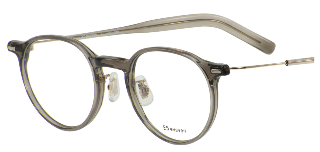 未使用 E5 eyevan p4（48）SM/WG サングラス仕様 E5 eyevan イーファイブ アイヴァン メガネ p4 SM/WG 48サイズ