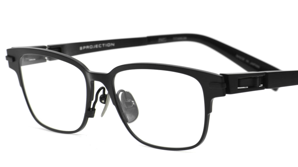 JP-051 004 Mat Black – 岡山眼鏡店