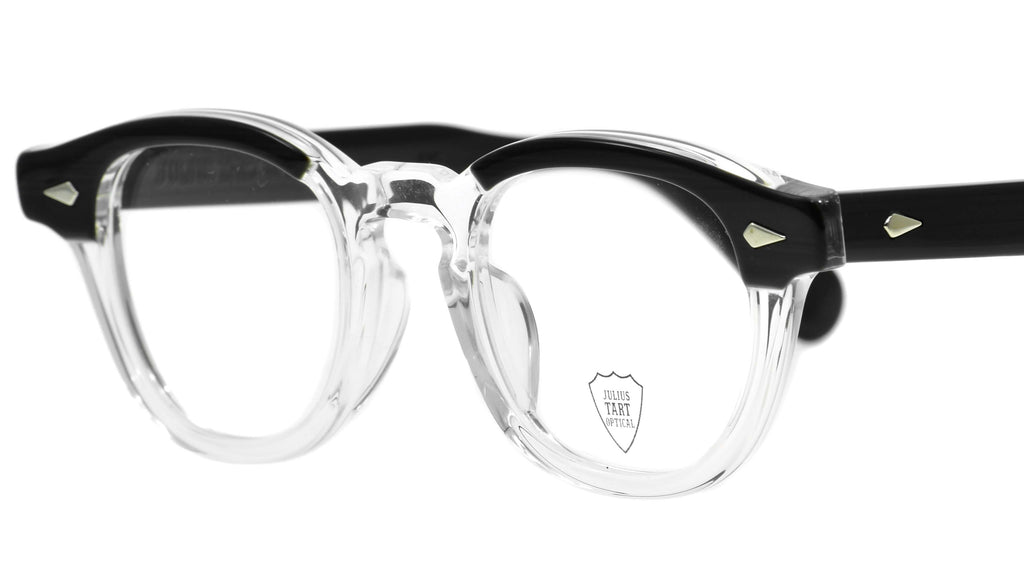 小物 JULIUS TART OPTICAL AR Black wood clear AR 46□22 Black Wood Clear – 岡山眼鏡店
