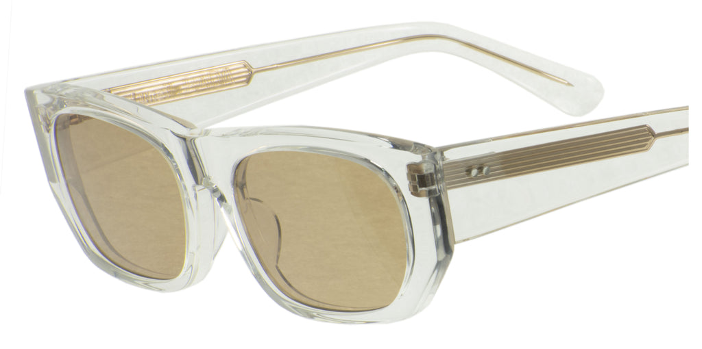 小物 LUNETTA BADA NO23 0030 (CRYSTAL / BROWN) No.23 0030 Crystal/Brown – 岡山眼鏡店