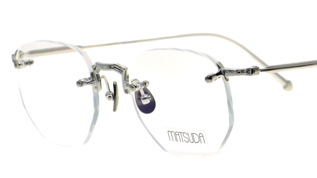 マツダM3104-Aチタンフレーム ブルーサングラス today'spickup @matsudaeyewear Mod. M3104 MATSUDAリムレス