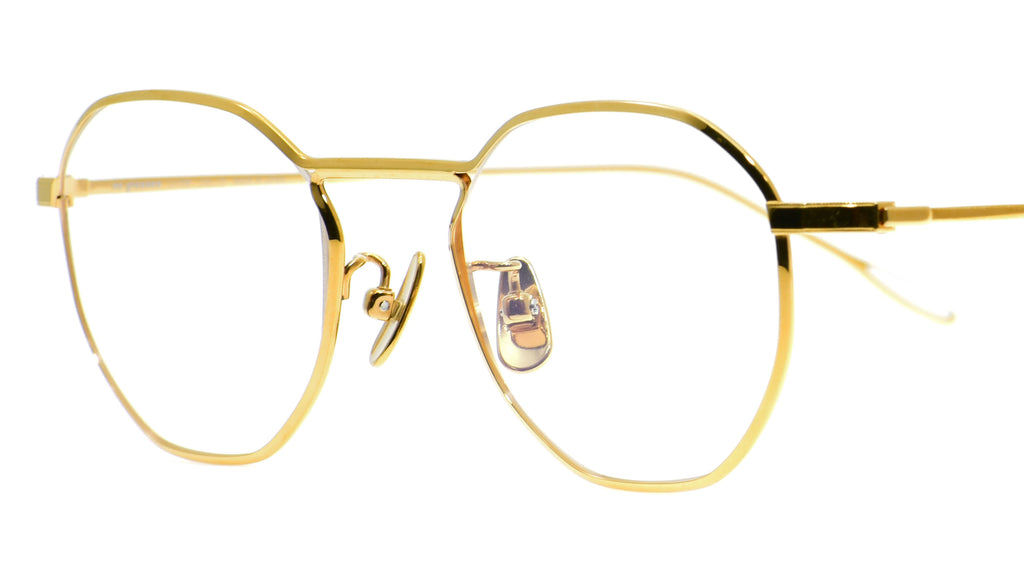YUICHI TOYAMA. U-108 Herbert for no glasses 別注 Gold/Beige Brown