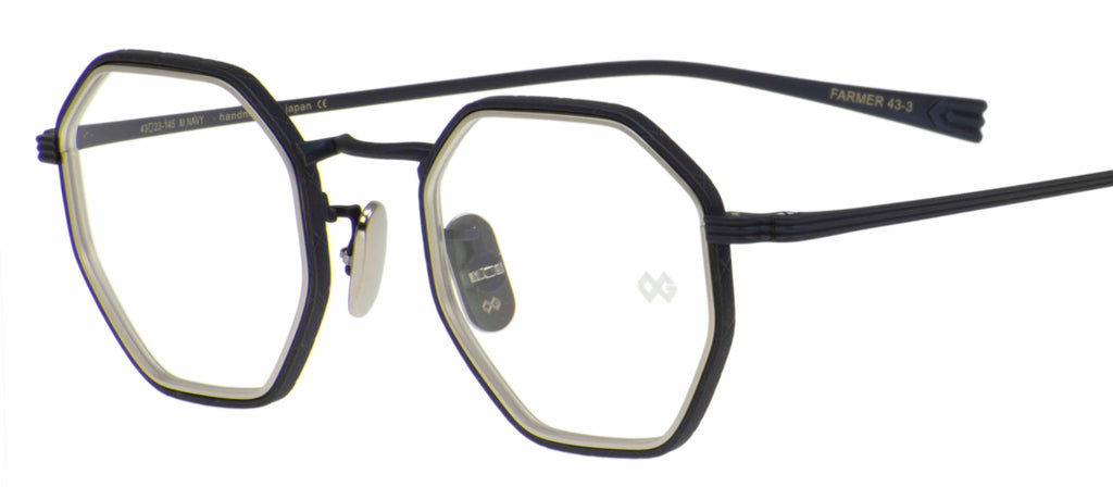 FARMER 43 3 M Navy – 岡山眼鏡店
