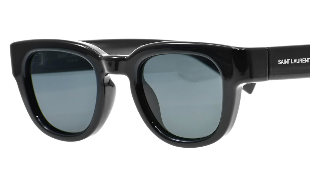 Saint Laurent サングラス Saint Laurent Women's SL 675 Sunglasses, Black-Black-Black, One