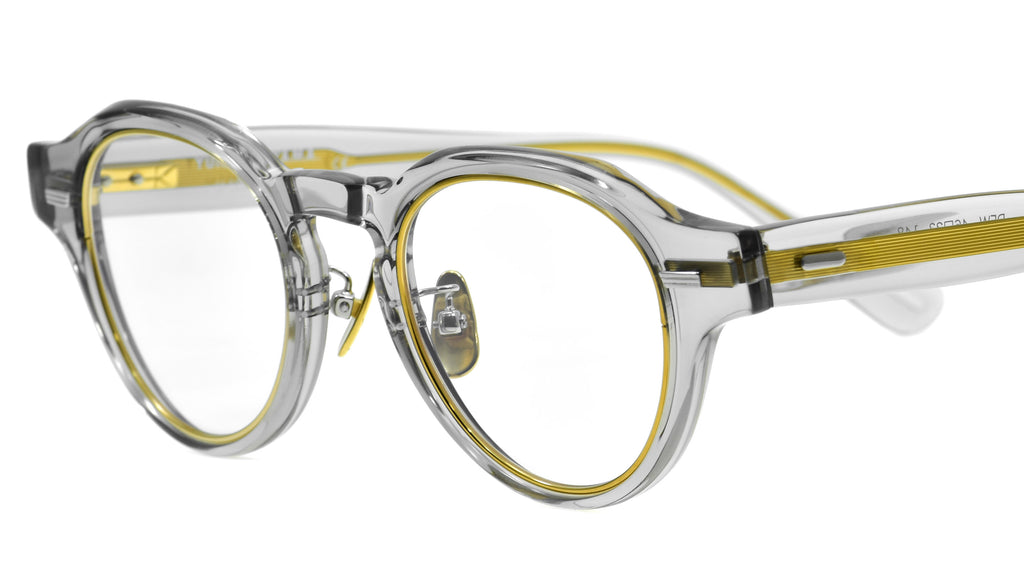YUICHI TOYAMA シルバー U-129 03 Clear gray/Gold – 岡山眼鏡店