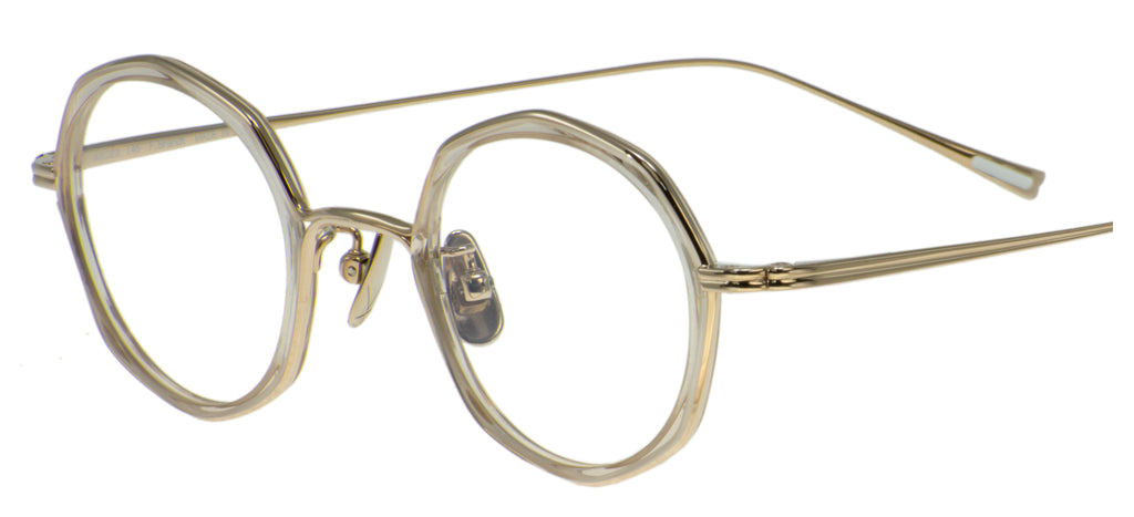 U-135 01 Clear Brown/White Gold – 岡山眼鏡店