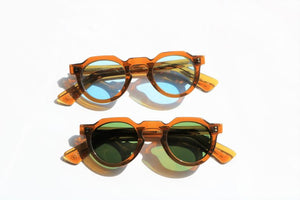 【Lesca LUNETIER】CROWN PANTO 8mm Upcycling Acetate LIMITED EDITION｜岡山眼鏡店