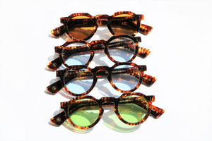 【Lesca LUNETIER】CROWN PANTO 8mm Upcycling Acetate LIMITED EDITION｜岡山眼鏡店