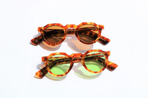 【Lesca LUNETIER】CROWN PANTO 8mm Upcycling Acetate LIMITED EDITION｜岡山眼鏡店