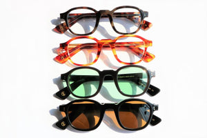 Lesca LUNETIER】BRUT PANTO 8mm Upcycling Acetate LIMITED EDITION｜岡山眼鏡店