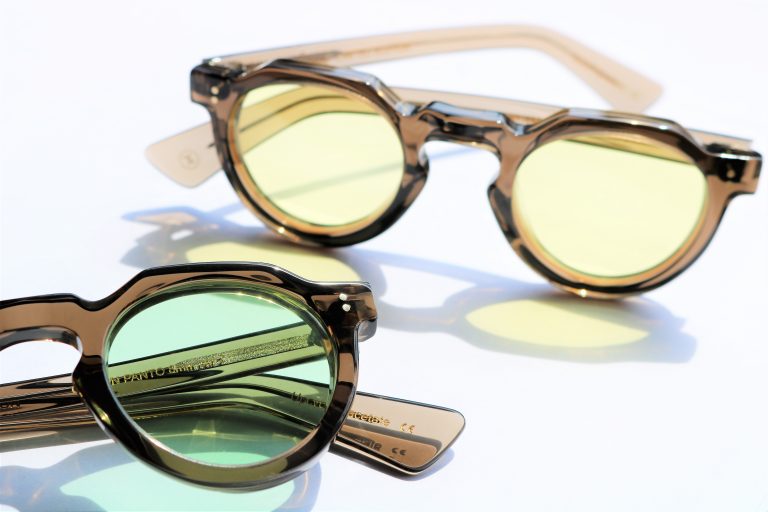 Lesca LUNETIER】CROWN PANTO 8mm Upcycling Acetate LIMITED EDITION
