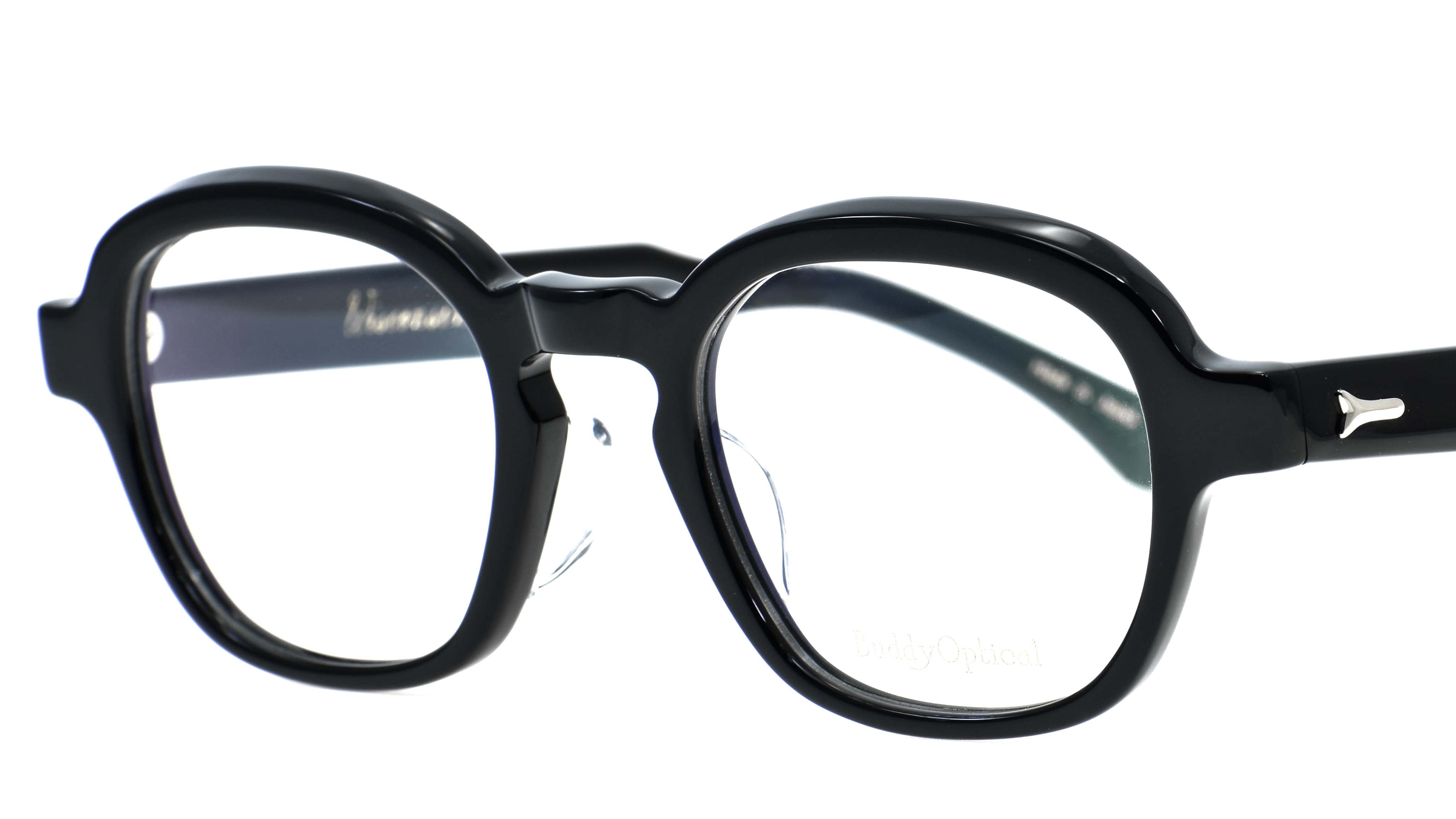 新品 BuddyOptical バディオプティカル Wisconsin メガネ Wisconsin Black – 岡山眼鏡店