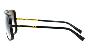MACH ONE Matte Black-Matte Black Front/end piece-18K Temples(SUN)
