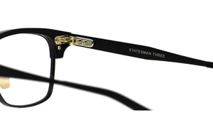 STATESMAN THREE 55 Matte Black Gold Rivets and Hinges DRX 2064 C