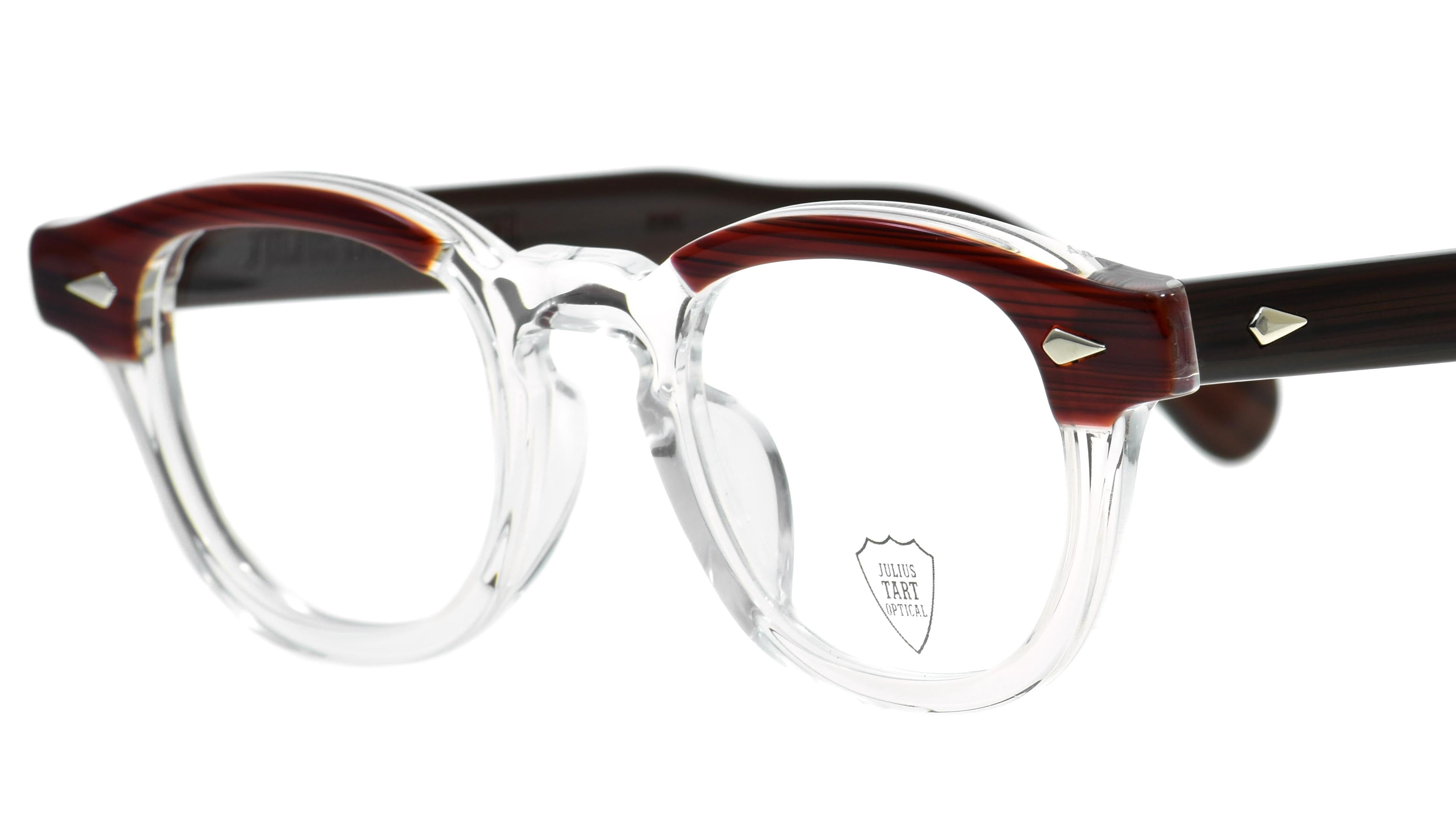 JULIUS TART OPTICAL AR レッドウッドクリア　 44⬜︎22 JULIUS TART OPTICAL AR RED WOOD CLEAR
