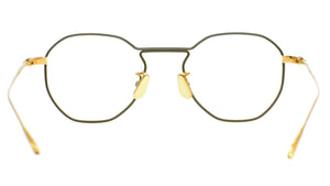 YUICHI TOYAMA. U-108 Herbert for no glasses 別注 Gold/Beige Brown