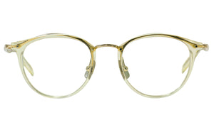 ビブリーです 上質で品のある前開きナイティ クリームイエロー　Lサイズ YELLOWS PLUS NICKY for no glasses 別注 Vintage Clear/Gold – 岡山眼鏡店